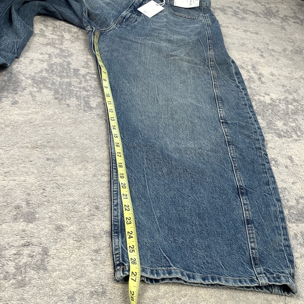 NWT Good American Good Extreme Barrel Jeans High Rise Wide Loose Indigo Sz 10 30 - Picture 14 of 15